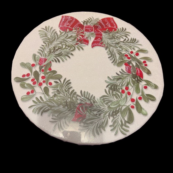 6 LARGE Christmas Gift Boxes, Holiday Cookie Boxes Santa Wreath Buffalo Plaid - Picture 4 of 8